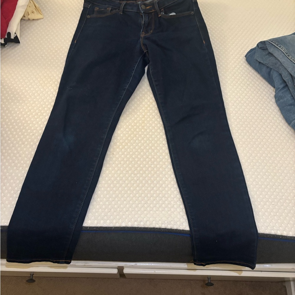 Dark Blue Denim Jeans